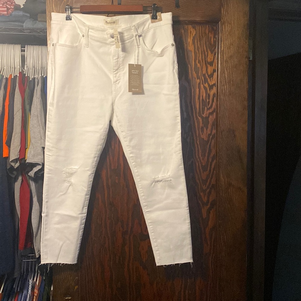 Madewell high rise skinny crop *petite*